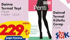 PENTİ DAİMA TERMAL TAYT fiyat ve kampanya bilgisi